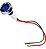 Kit 10 Lâmpada Sinaleiro Olho De Boi Xd10-7 12V - Azul - Imagem 5
