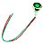 Kit 10 Lâmpada Sinaleiro Olho De Boi Xd10-7 12v Verde - Imagem 5