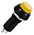 Kit 10 Chave Botão Push Button Pbs-11b Amarelo Sem Trava - Imagem 2
