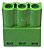 Borne Fêmea 2edgk-akz 3 Vias Passo 5,08mm Verde Kit 10 Peças - Imagem 8