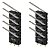 Kit 10 Chave Micro Switch Kw11-3z 5a Com Haste Longa 56mm Preto - Imagem 1