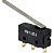 Kit 10 Chave Micro Switch Kw11-3z 5a Com Haste Longa 56mm Preto - Imagem 3