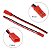 Kit Par Cabo Com Conector Jst Pinos Macho - Fêmea 2 Pinos Vermelho - Imagem 5