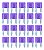 Kit 20 Mini Fusivel Lâmina 3a Zh269a Roxo Automotivo - Imagem 1