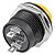 Kit 10 Chaves Push Button R13-507 Botão Start Amarelo Bujão 16mm Interruptor - Imagem 5