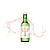 Soju Chum Churum Sabor Yogurt 360ml - Imagem 2