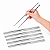 Kit 6 Pares Hashi de Inox Jeotgarak Coreano - Imagem 1
