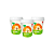 Kit Com 3 Topokki Sabor Queijo - Imagem 1