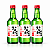 Kit 3 Soju Bebida Coreana Jinro Classic Original 360m - Imagem 1