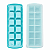 Forma de Gelo Plástica com Tampa Cores Sortidas Ice Tray - Imagem 3