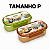 Lunch Box Rabbit Retangular P – 01 Unidade Verde ou Marrom - Imagem 2