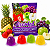 Gelatina Frutas Mistas ABC Funny Hippo 300g Taiwan - Imagem 2