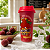 Bebida com Nata de Coco Sabor Bayberry Suco no Copo Importado 630ml - Imagem 3