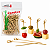 Espeto de Bambu 9cm com 50 Unidades para Petiscos e Canapés - Imagem 2