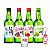 Kit 4 Soju Jinro com Copinho + 1 Chaveiro Cor Sortida – Edição Limitada - Imagem 1