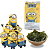 Snack Alga Marinha Sabor Cheese Laverland Crunch Minions 4,5g - Imagem 2