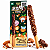 Biscoito Coreano em Palitos Coberto de Chocolate e Amêndoas BT21 Almond Chocobig 54g - Imagem 2