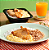 Filé de Frango a Milanesa com Creme de Milho, Arroz Branco e Feijão - 320g - Imagem 2