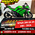 Moto Kawasaki Ninja 300 ZX-3R Verde 2024 - Imagem 1