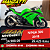 Moto Kawasaki Ninja 300 Verde 2018 - Imagem 1