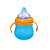 Mamadeira Musical com Luzes - AZUL - Imagem 1