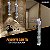 Pendente Cristal Bolhas Empire Tubinho Quadrado 30cm 5w - Imagem 3
