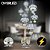 Lustre Pendente Cristal Led 4 Pêndulos 60W Bivolt - Imagem 3