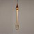 Pendente Dourado Gota Vidro Cristal Led 5w Dourado - Imagem 2