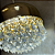 Pendente Led Cristal Cascata 10w Dourado - Imagem 3