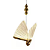 Pendente Led Borboleta Dourado 5w Bivolt - Imagem 1