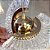 Pendente Harry Cristal Disco Voador Dourado 5W - Imagem 5