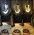 Pendente Led Cristal Diamante 5w Dourado - Imagem 7