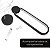 Pendente Led Moderno Oval Minimalista Preto Fosco 13w Branco Quente 3000k Bivolt - Imagem 4