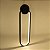 Pendente Led Moderno Oval Minimalista Preto Fosco 13w Branco Quente 3000k Bivolt - Imagem 3