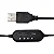 FONE DE OUVIDO C/ MICROFONE SATELLITE AE-362U GAMING USB - Imagem 3