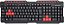 TECLADO GAMER C3TECH KG-10BK VERMELHO USB - Imagem 1