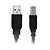CABO USB 2.0 TIPO A/B 5 MT. PRETO - Imagem 2