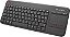 TECLADO SEM FIO C3TECH K-WT200 PLUS MULTIMÍDIA C/ TOUCH PRETO - Imagem 2