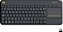 TECLADO SEM FIO LOGITECH K400 PLUS MULTIMÍDIA C TOUCH PRETO - Imagem 1