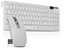 TECLADO + MOUSE SEM FIO LEHMOX LEY-171 BRANCO - Imagem 1