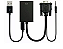 CONVERSOR VGA MACHO X HDMI FEMEA C/ ÁUDIO - Imagem 3