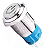 Botão Liga/desliga Led 12-24v Metal Inox 16mm - Vermelho - Imagem 4