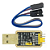 Módulo Ch340e Conversor Usb P Ttl Rs232 Serial Para Esp-01 - Imagem 2