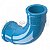 Curva Longa 90 Graus PVC - Irriga - Agropecuario BB De25mm (3/4") - Imagem 1