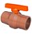 Registro de Esfera Rosca PVC Marrom 1.1/4" - DURIN - Imagem 1