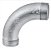 Curva 2.1/2" x 90º  M/M - Galvanizado - Imagem 1