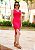 Vestido Canelado Gola V com Fenda Midi - Imagem 6