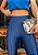 Calça Feminina Tecido P R A D A Azul Skinny - Imagem 3
