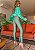 Calça Feminina Tecido P R A D A Verde Skinny - Imagem 2
