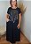 Vestido Longo Em Malha Preto Filtro Dos Sonhos Pedraria - Imagem 3